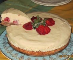 Litchis raspberry bavarois