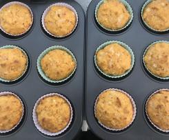 Bacon and Cheese Pizza Muffins