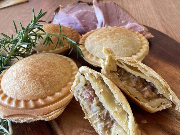 Claire’s Ham and Turkey left over pie