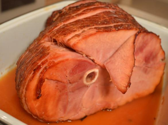 Bourbon Glazed Ham
