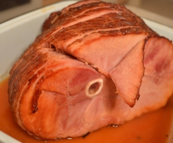 Bourbon Glazed Ham