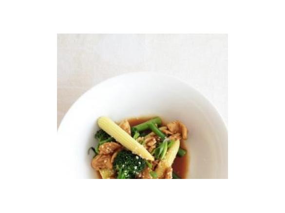 Clone of Sesame Lemon Chicken with Ginger - 325 Cals