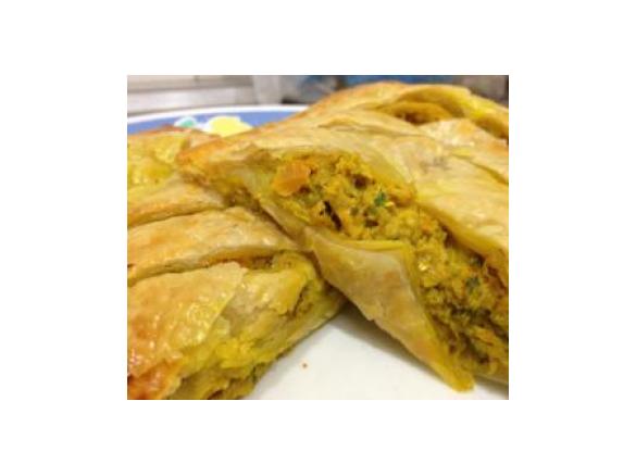 Curried Salmon Slice