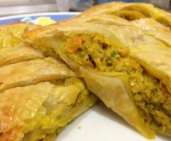 Curried Salmon Slice