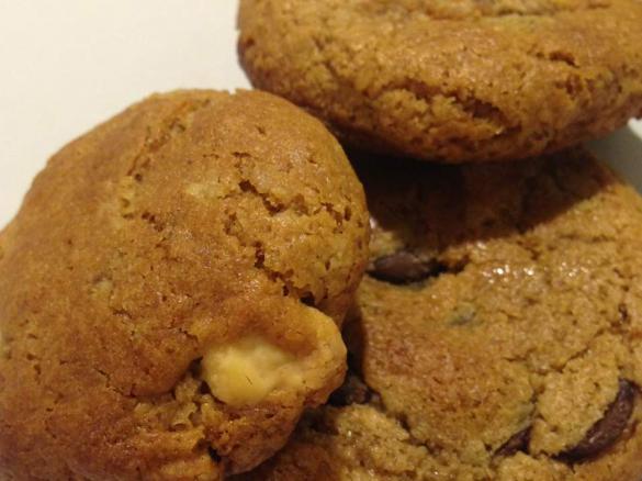 Gluten free walnut choc chip biscuits