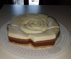 Three Chocolate Mousse Cake