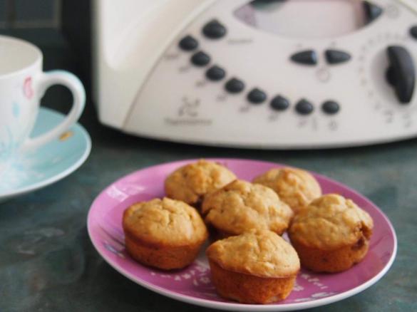 Banana & Peanut Caramel Mini Muffins