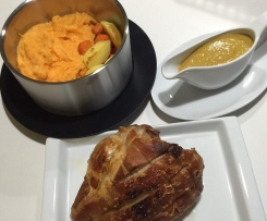 Janny’s Roasted Pork steamed in beer gravy