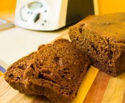 Delicious sugar free banana, date and walnut loaf
