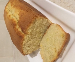 Moist coconut and lemon cake