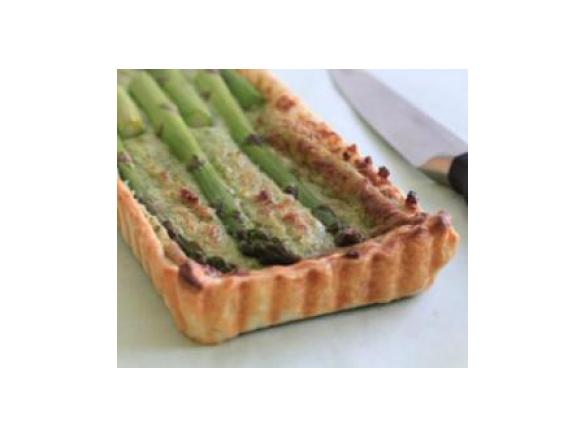 Asparagus, Ricotta and Walnut Tarts