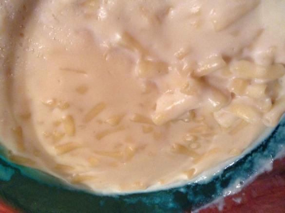 Macaroni milk pudding