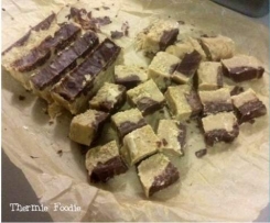 Healthy 'Peanut' Chocolate Caramel Slice (Nut Free, Refined Sugar Free, Gluten Free, Grain Free)