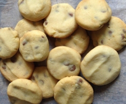Delicious choc chip cookies