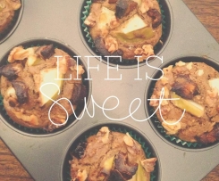 Apple Date and Walnut Gluten Free Muffin