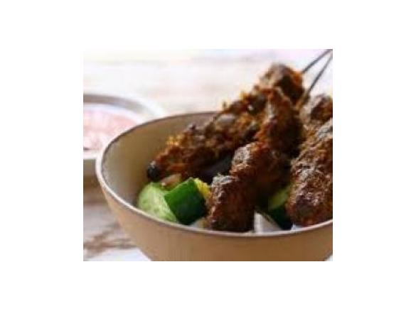 Beef Satay with Peanut Sauce