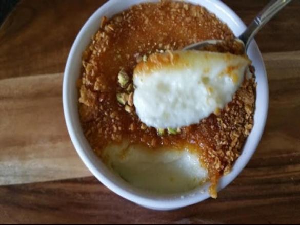 Knafeh (Middle Eastern Custard Dessert)