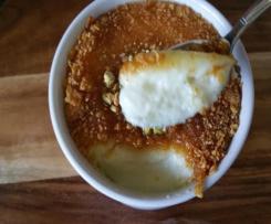 Knafeh (Middle Eastern Custard Dessert)