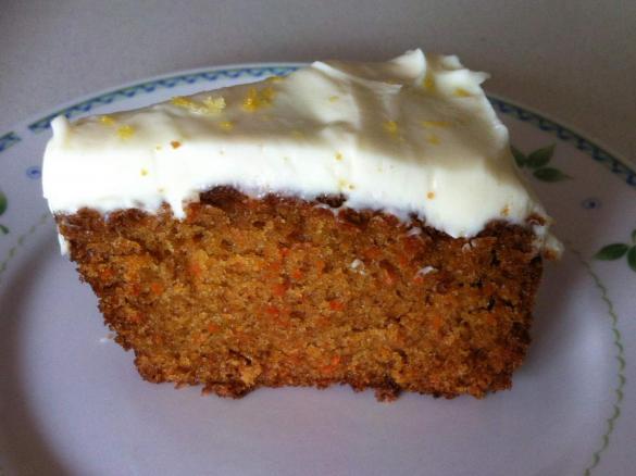 Moist Carrot Cake with Cream Cheese Frosting
