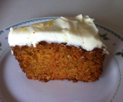 Moist Carrot Cake with Cream Cheese Frosting