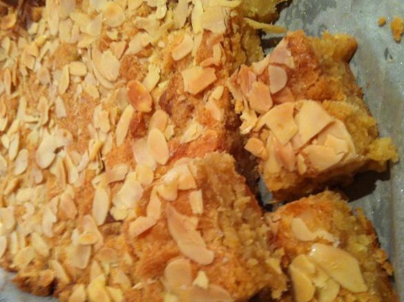 Dutch Ginger and Almond Slice