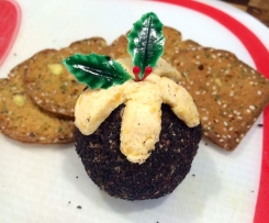 Christmas Pudding Cheese Ball