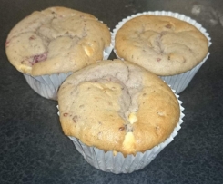 raspberry and white chocolate cupcakes