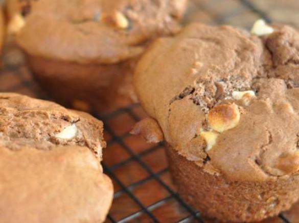 brown sugar white chocolate muffins