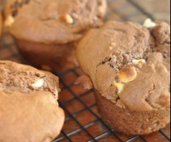 brown sugar white chocolate muffins