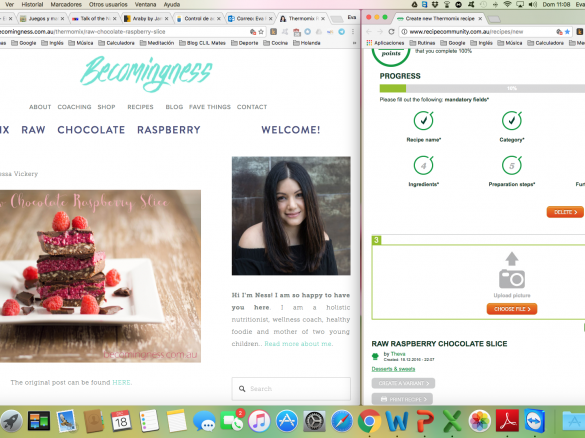 raw chocolate raspberry