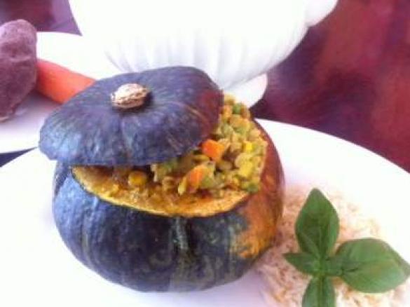 Baked Stuffed Pumpkin 