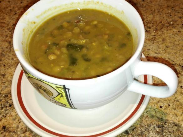 Variation Curried lentil and pumpkin soup