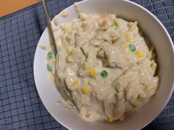 Tuna Mornay with Spiral Pasta