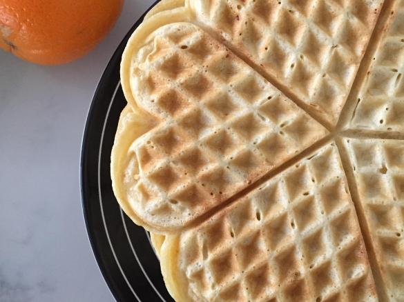 Orange Waffles