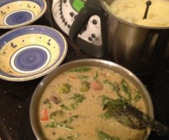 Creamy Curried Sausages