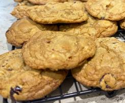Chewy Macadamia, White Chocolate & Cranberry Biscuits