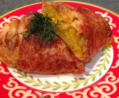 Carrot Cheese Parcels