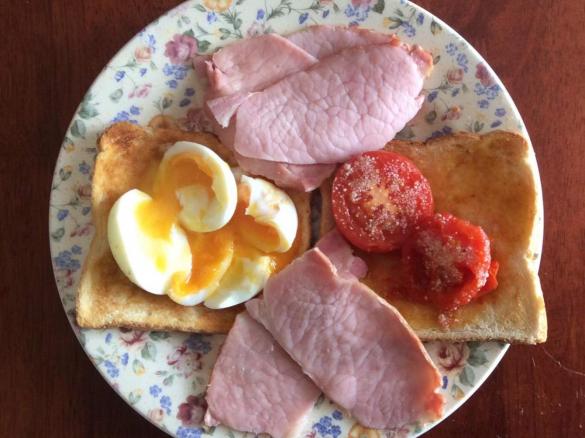 Bacon and eggs
