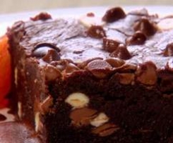 Best Ever Triple Chocolate Brownies 