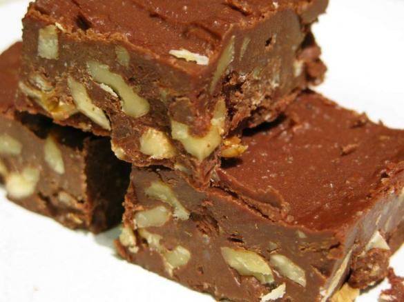 Raw Chocolate Nut Fudge