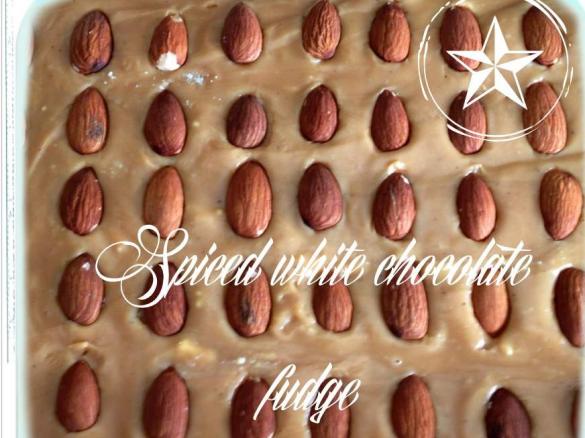 Spiced White Chocolate Fudge