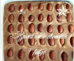 Spiced White Chocolate Fudge