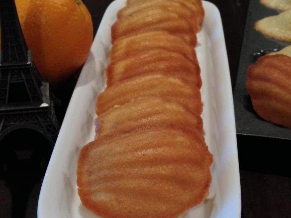 Orange Chai Madeleines