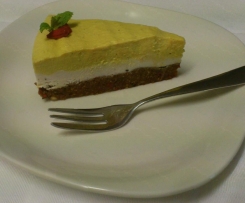 Mango and Vanilla Bean Raw Cheesecake
