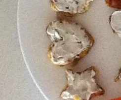 Clone of Clone of Savoury shapes with cream cheese butter