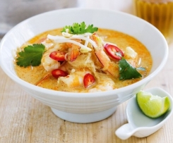 Prawn and vegetable laksa (for kids and adults)