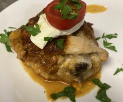 Festive Baked Chicken Thighs