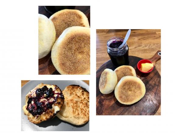 English muffins, Cheesy or plain
