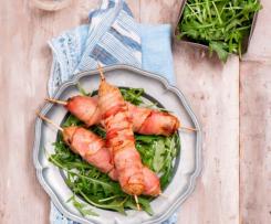 Minced meat skewers with prune