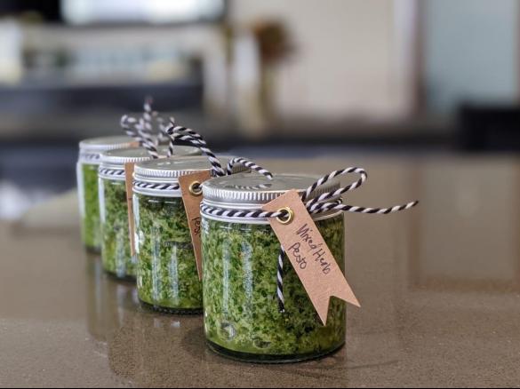 Mixed Herb Pesto (use up your herbs!)